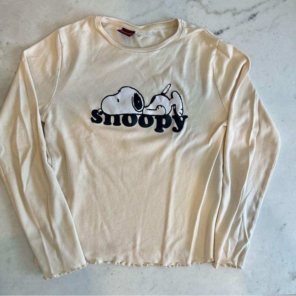 Zara Girls' Snoopy shirt